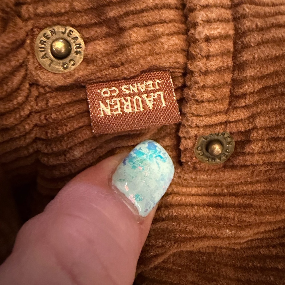 Vintage Lauren Ralph Lauren Women's Brown Corduroy Pants - Picture 11 of 16